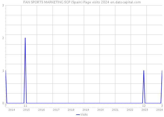 FAN SPORTS MARKETING SCP (Spain) Page visits 2024 