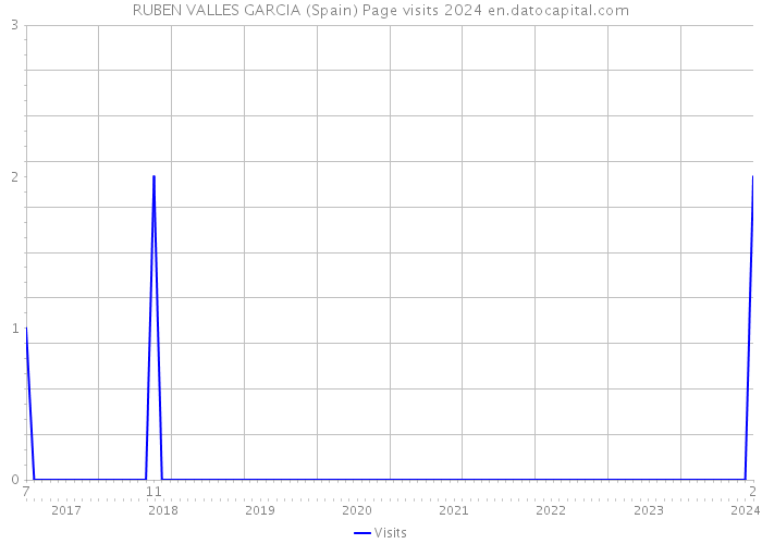 RUBEN VALLES GARCIA (Spain) Page visits 2024 