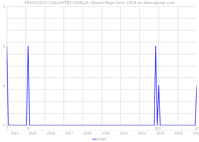 FRANCISCO COLLANTES CANILLA (Spain) Page visits 2024 