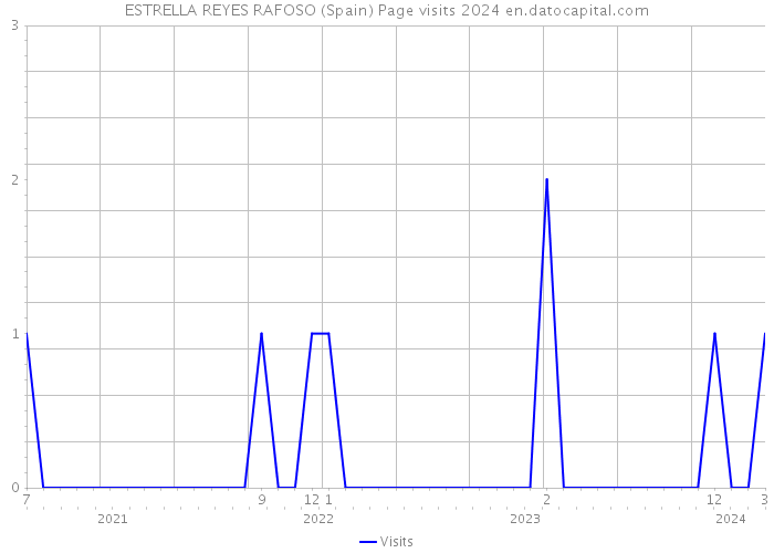 ESTRELLA REYES RAFOSO (Spain) Page visits 2024 