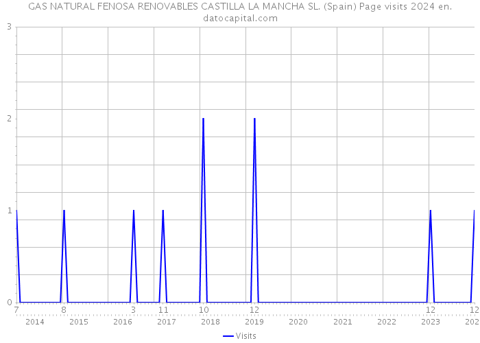 GAS NATURAL FENOSA RENOVABLES CASTILLA LA MANCHA SL. (Spain) Page visits 2024 