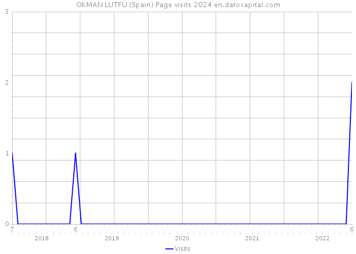 OKMAN LUTFU (Spain) Page visits 2024 