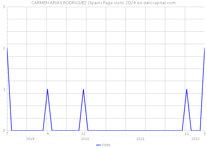 CARMEN ARIAS RODRIGUEZ (Spain) Page visits 2024 