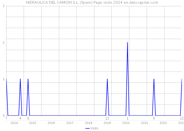 HIDRAULICA DEL CAMION S.L. (Spain) Page visits 2024 