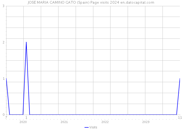 JOSE MARIA CAMINO GATO (Spain) Page visits 2024 