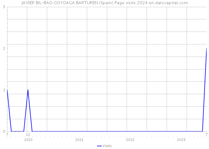 JAVIER BIL-BAO GOYOAGA BARTUREN (Spain) Page visits 2024 