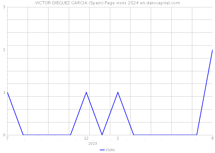 VICTOR DIEGUEZ GARCIA (Spain) Page visits 2024 
