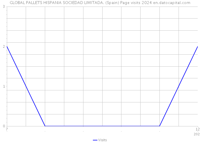 GLOBAL PALLETS HISPANIA SOCIEDAD LIMITADA. (Spain) Page visits 2024 