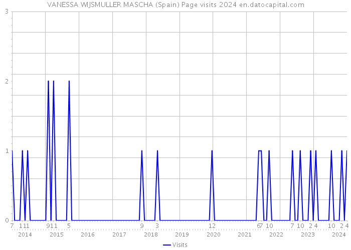 VANESSA WIJSMULLER MASCHA (Spain) Page visits 2024 