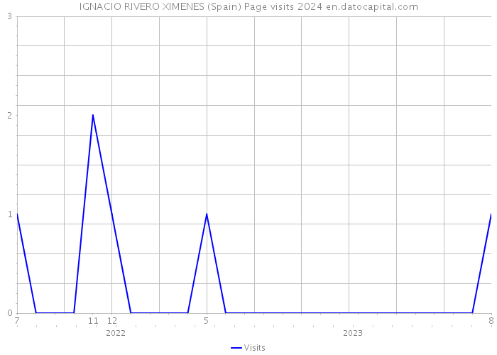 IGNACIO RIVERO XIMENES (Spain) Page visits 2024 