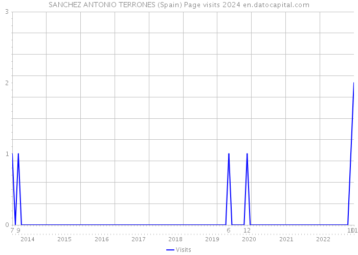 SANCHEZ ANTONIO TERRONES (Spain) Page visits 2024 