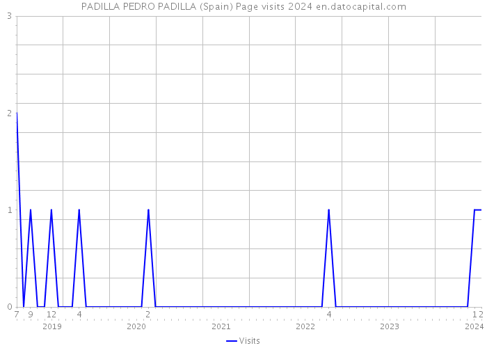 PADILLA PEDRO PADILLA (Spain) Page visits 2024 