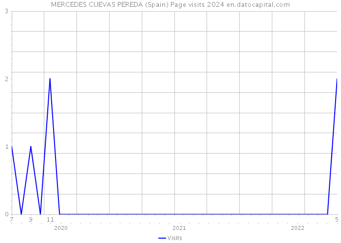 MERCEDES CUEVAS PEREDA (Spain) Page visits 2024 