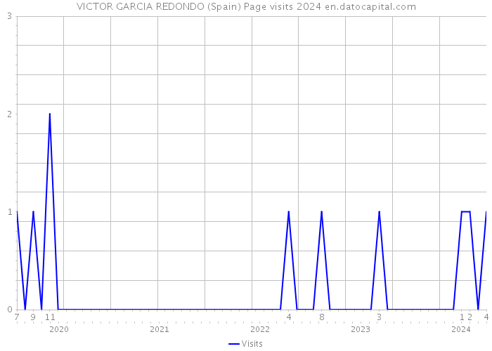 VICTOR GARCIA REDONDO (Spain) Page visits 2024 