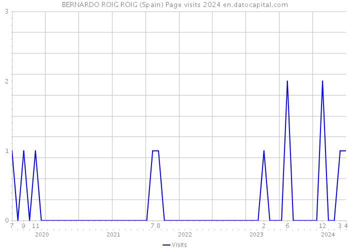 BERNARDO ROIG ROIG (Spain) Page visits 2024 