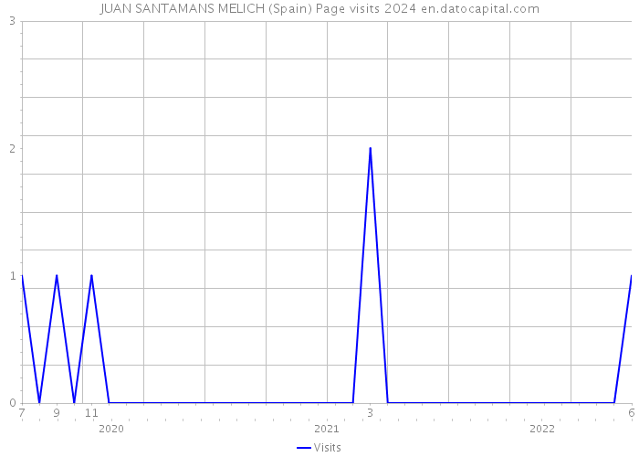 JUAN SANTAMANS MELICH (Spain) Page visits 2024 