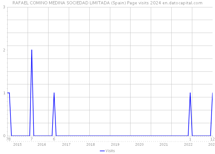 RAFAEL COMINO MEDINA SOCIEDAD LIMITADA (Spain) Page visits 2024 