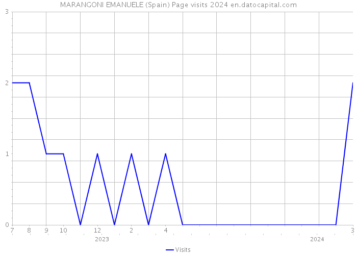 MARANGONI EMANUELE (Spain) Page visits 2024 