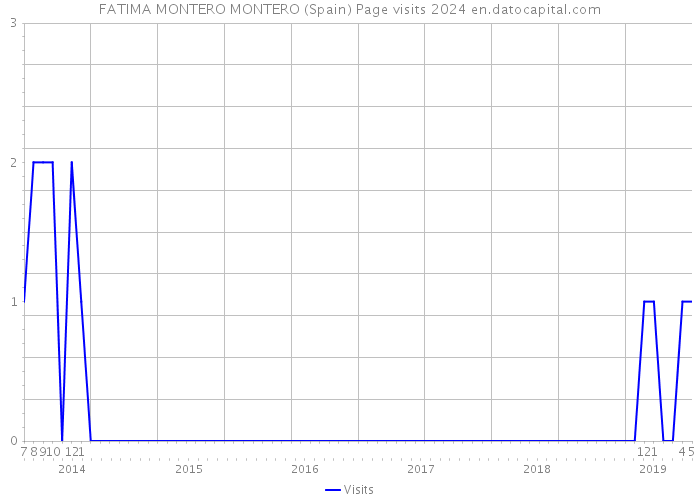 FATIMA MONTERO MONTERO (Spain) Page visits 2024 