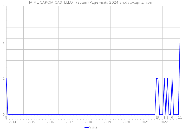 JAIME GARCIA CASTELLOT (Spain) Page visits 2024 