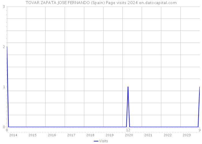 TOVAR ZAPATA JOSE FERNANDO (Spain) Page visits 2024 