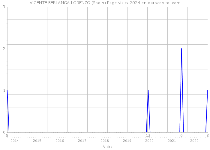 VICENTE BERLANGA LORENZO (Spain) Page visits 2024 