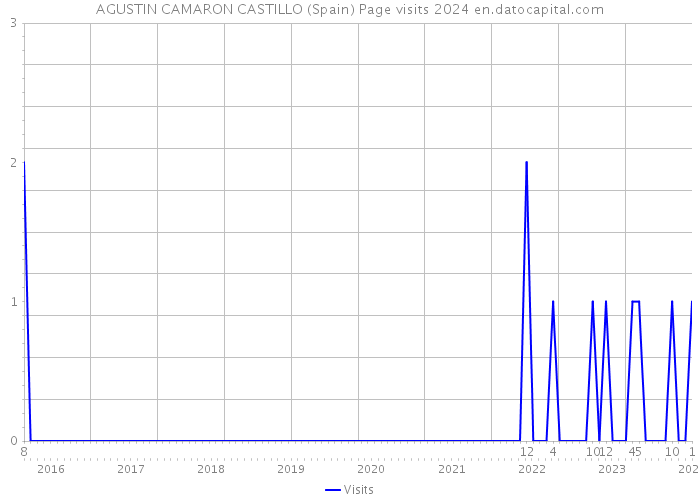 AGUSTIN CAMARON CASTILLO (Spain) Page visits 2024 
