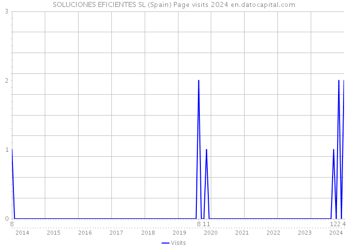SOLUCIONES EFICIENTES SL (Spain) Page visits 2024 