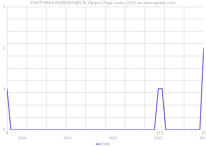 FANTOMAS INVERSIONES SL (Spain) Page visits 2024 