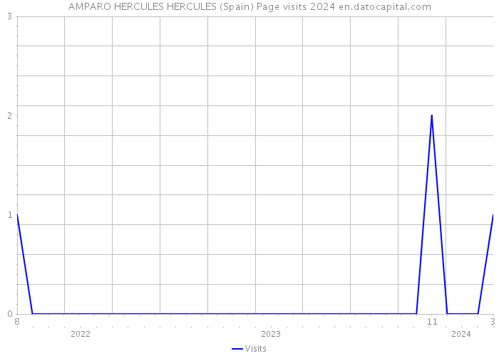 AMPARO HERCULES HERCULES (Spain) Page visits 2024 