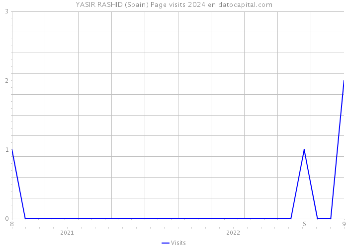 YASIR RASHID (Spain) Page visits 2024 