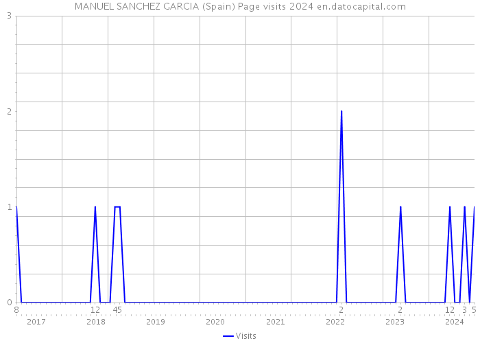 MANUEL SANCHEZ GARCIA (Spain) Page visits 2024 