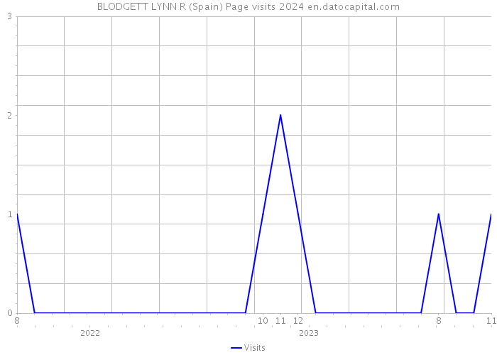 BLODGETT LYNN R (Spain) Page visits 2024 