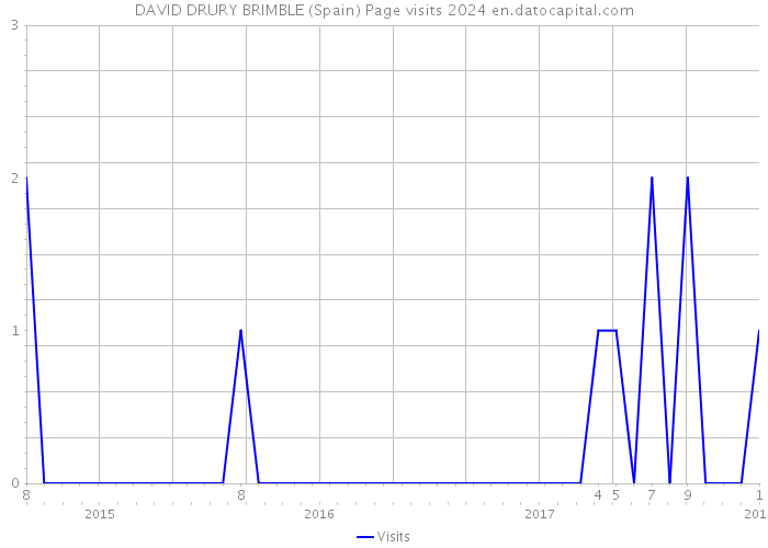 DAVID DRURY BRIMBLE (Spain) Page visits 2024 