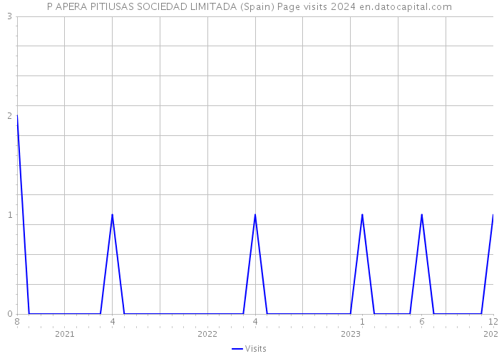 P APERA PITIUSAS SOCIEDAD LIMITADA (Spain) Page visits 2024 