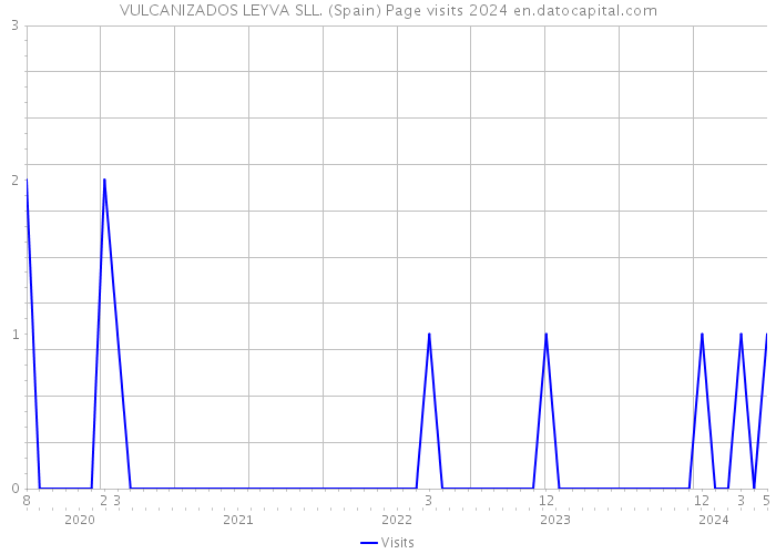 VULCANIZADOS LEYVA SLL. (Spain) Page visits 2024 