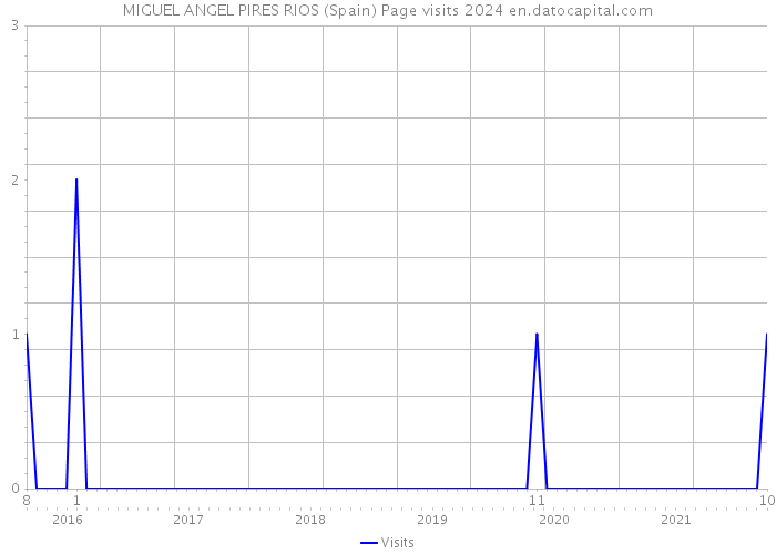 MIGUEL ANGEL PIRES RIOS (Spain) Page visits 2024 