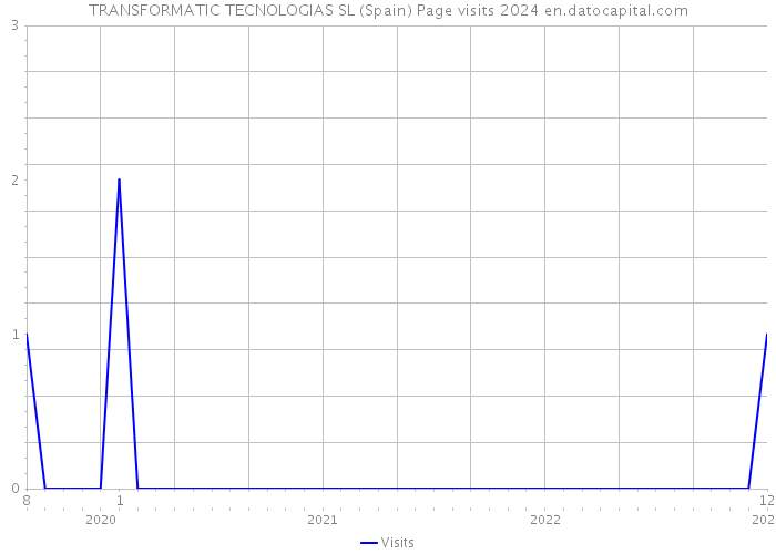TRANSFORMATIC TECNOLOGIAS SL (Spain) Page visits 2024 