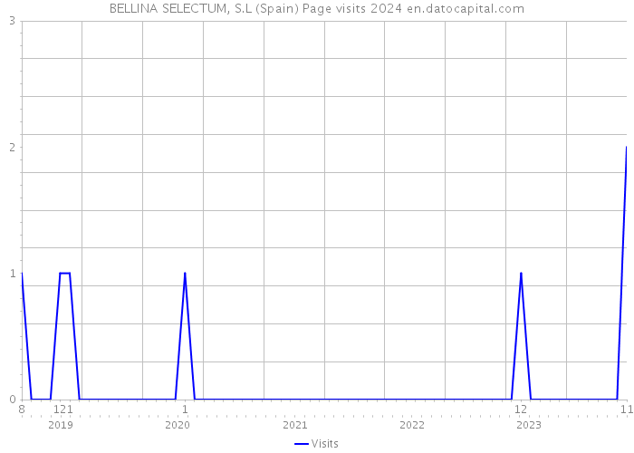 BELLINA SELECTUM, S.L (Spain) Page visits 2024 