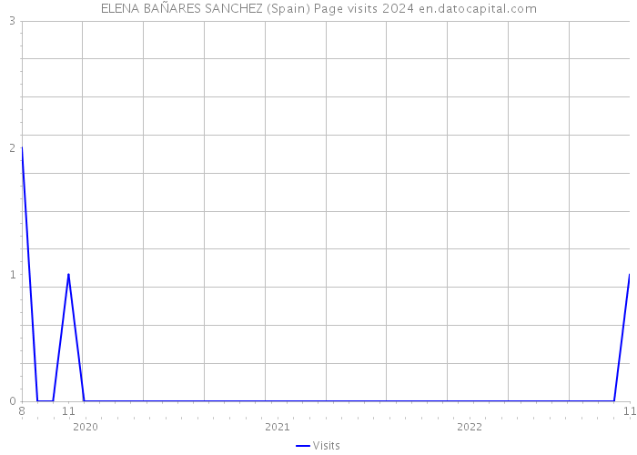 ELENA BAÑARES SANCHEZ (Spain) Page visits 2024 