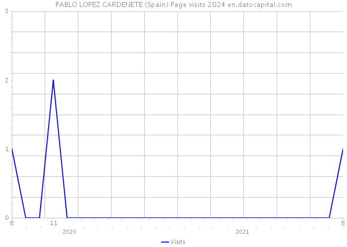 PABLO LOPEZ CARDENETE (Spain) Page visits 2024 