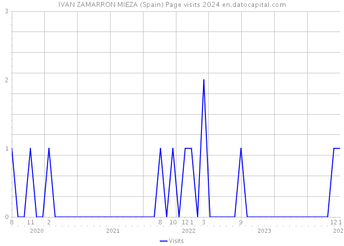 IVAN ZAMARRON MIEZA (Spain) Page visits 2024 