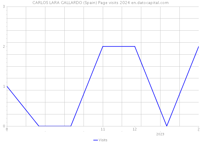 CARLOS LARA GALLARDO (Spain) Page visits 2024 
