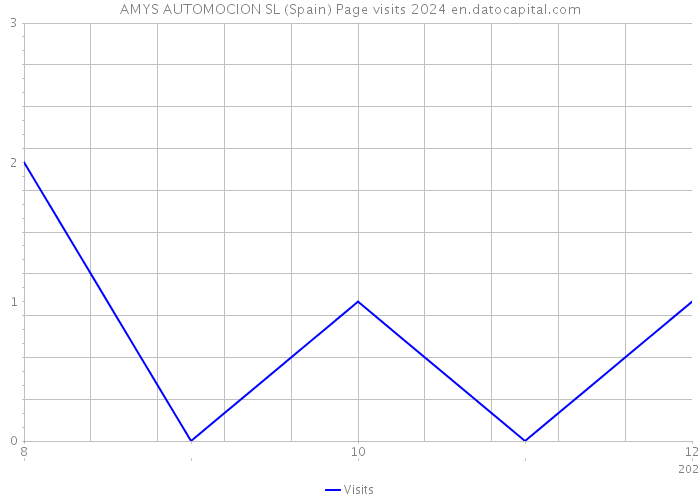 AMYS AUTOMOCION SL (Spain) Page visits 2024 