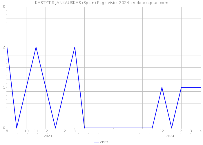 KASTYTIS JANKAUSKAS (Spain) Page visits 2024 