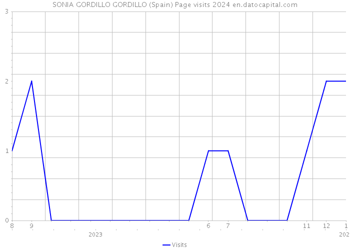 SONIA GORDILLO GORDILLO (Spain) Page visits 2024 