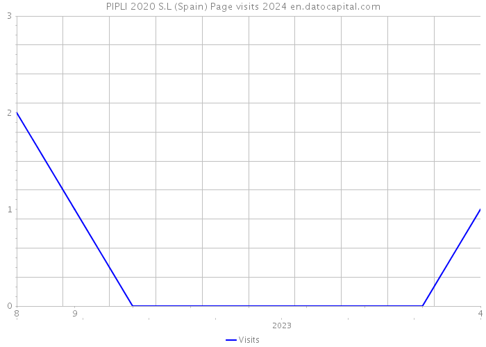 PIPLI 2020 S.L (Spain) Page visits 2024 