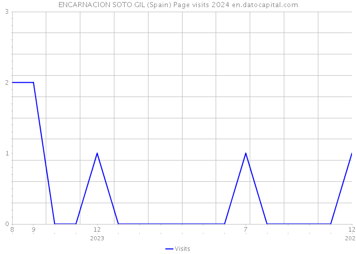 ENCARNACION SOTO GIL (Spain) Page visits 2024 