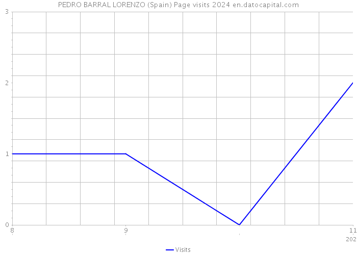 PEDRO BARRAL LORENZO (Spain) Page visits 2024 