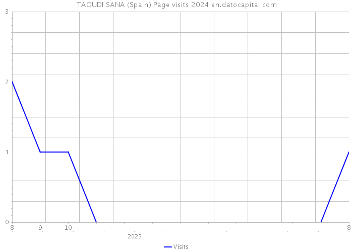 TAOUDI SANA (Spain) Page visits 2024 
